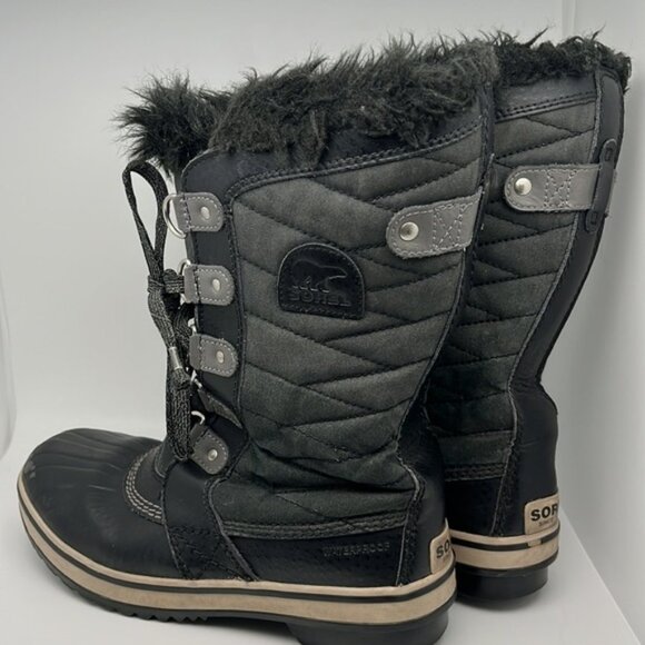 Sorel Unisex Tofino II Waterproof‎ Cold Weather Black Winter Boots Youth Size 5 - Picture 7 of 10